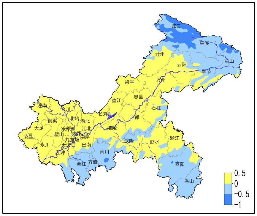 图1 冬季(2025年12月―2026年2月)平均气温距平(℃)预测.png