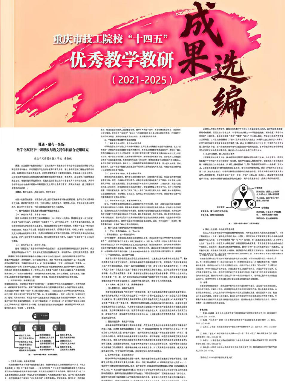 市园林技校教师论文入选《重庆市技工院校“十四五”优秀教学教研成果选编》.png