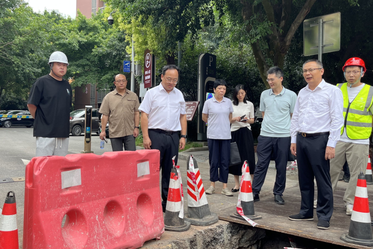 市城市管理局调研督促璧山区除险固安百日攻坚行动和供水安全等工作